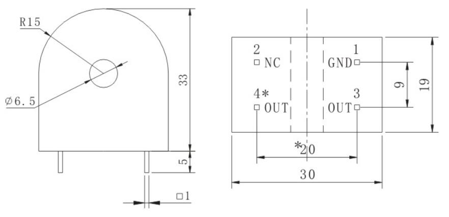TR2108-1 Ultramicro current transformer TR2108-1 Ultramicro current transformer